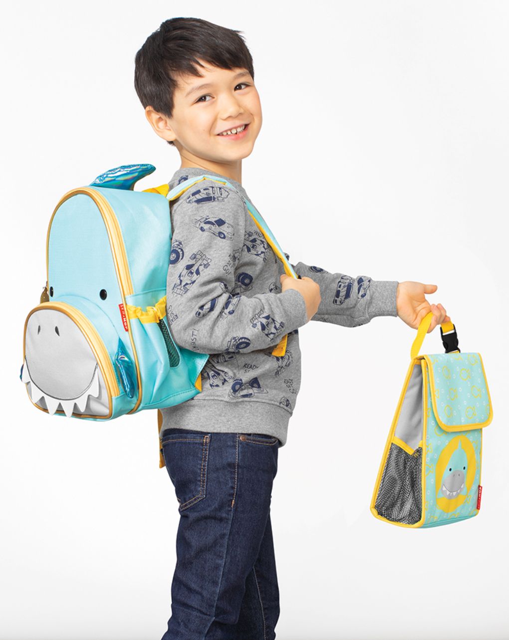 Skip hop zoo παιδική τσάντα πλάτης shark 29-2902001-37 - SKIP HOP