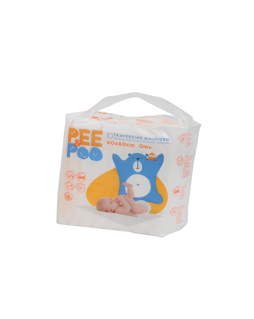 Pee&poo υποσέντονα 60x60εκ. - The Pee & The Poo