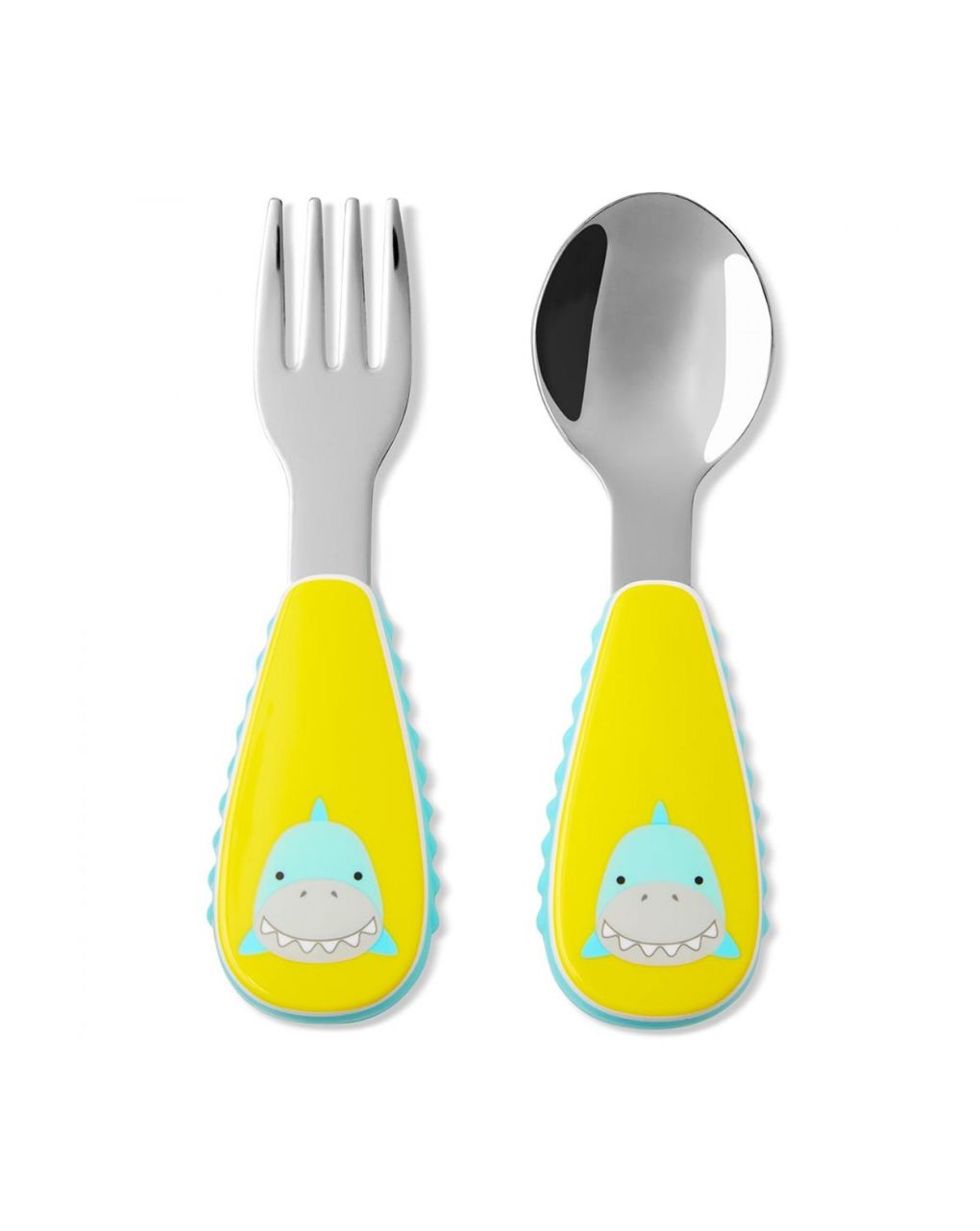 Skip hop zoo utensil σετ κουτάλι & πιρούνι shark 29-2903004-37 - SKIP HOP