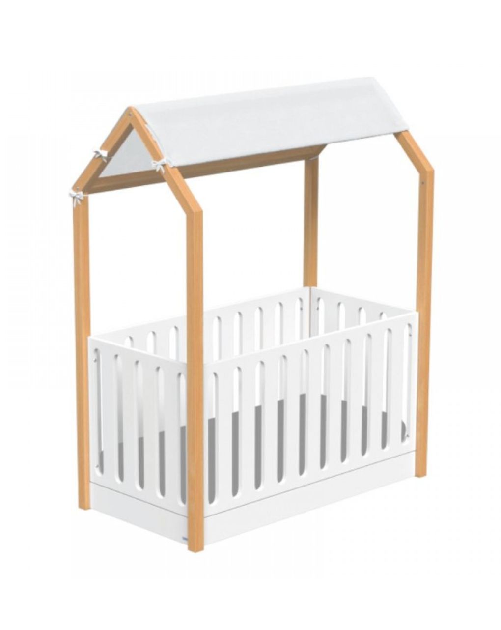 Casababy βρεφικό κρεβάτι μετατρεπόμενο τύπου μοντεσσόρι la maison 590205 - CASABABY