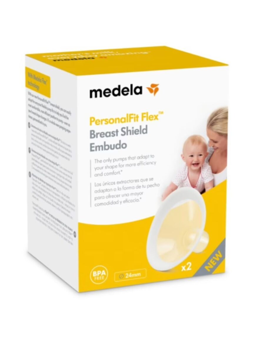 Medela επαναστατική χοάνη personalfit  flex™ m 24mm, 2τμχ - Medela
