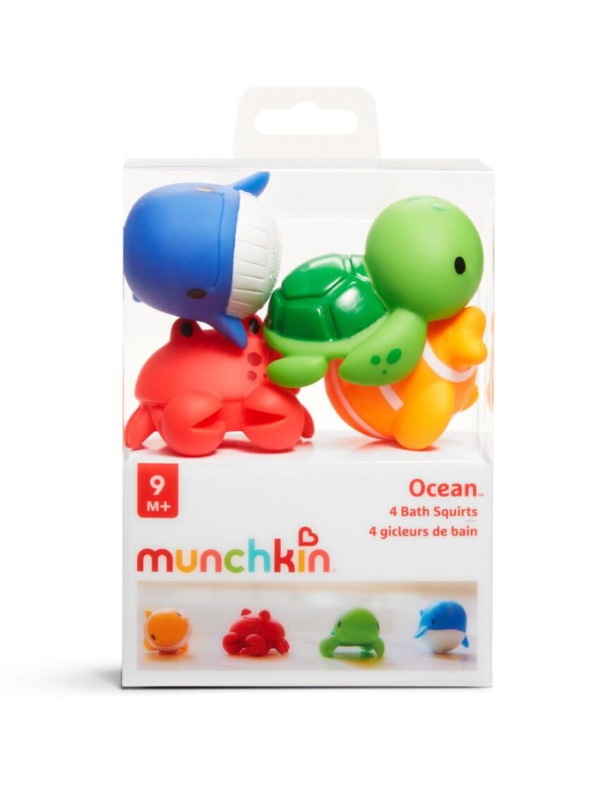 Munchkin παιχνίδια μπάνιου ocean 4τμχ 9m+ - Munchkin