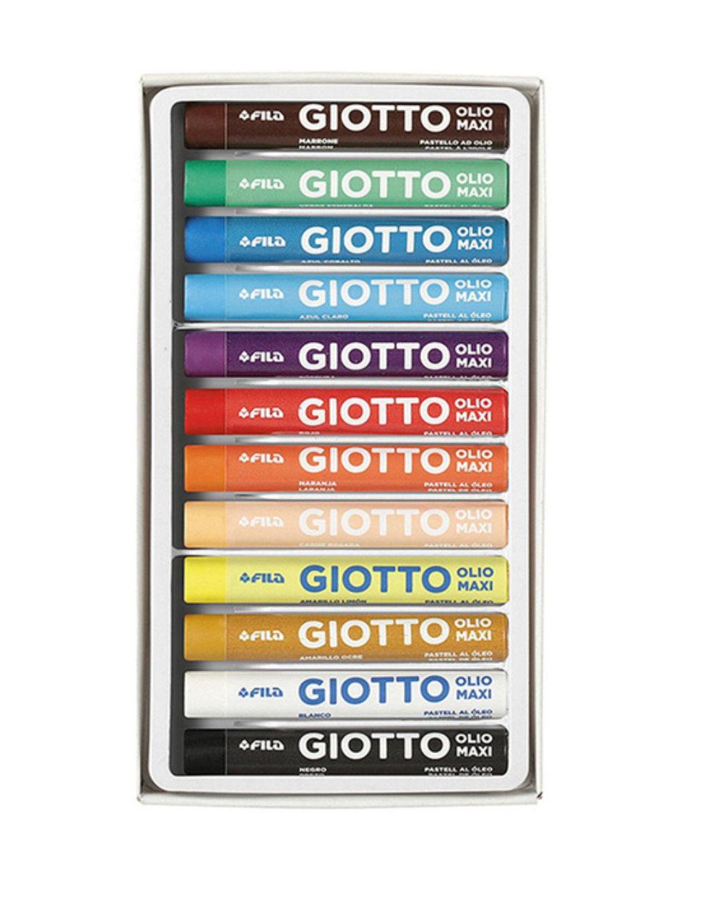 Giotto λαδοπαστέλ 7cm olio (12τμχ)  000293000 - Giotto