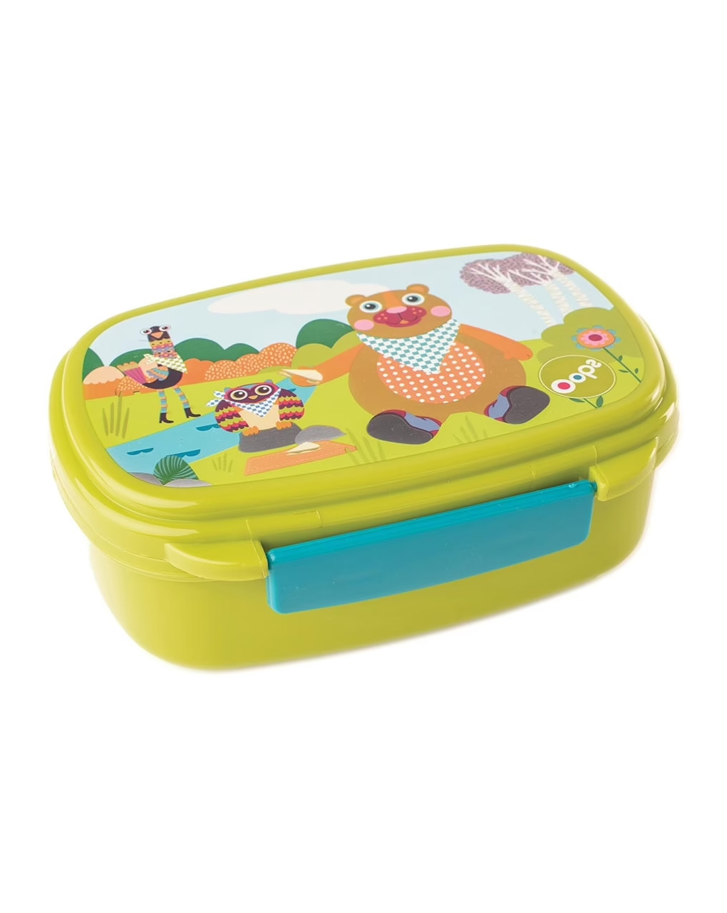 Oops πλήρες σετ φαγητού cool lunch kit 370ml forest - Oops