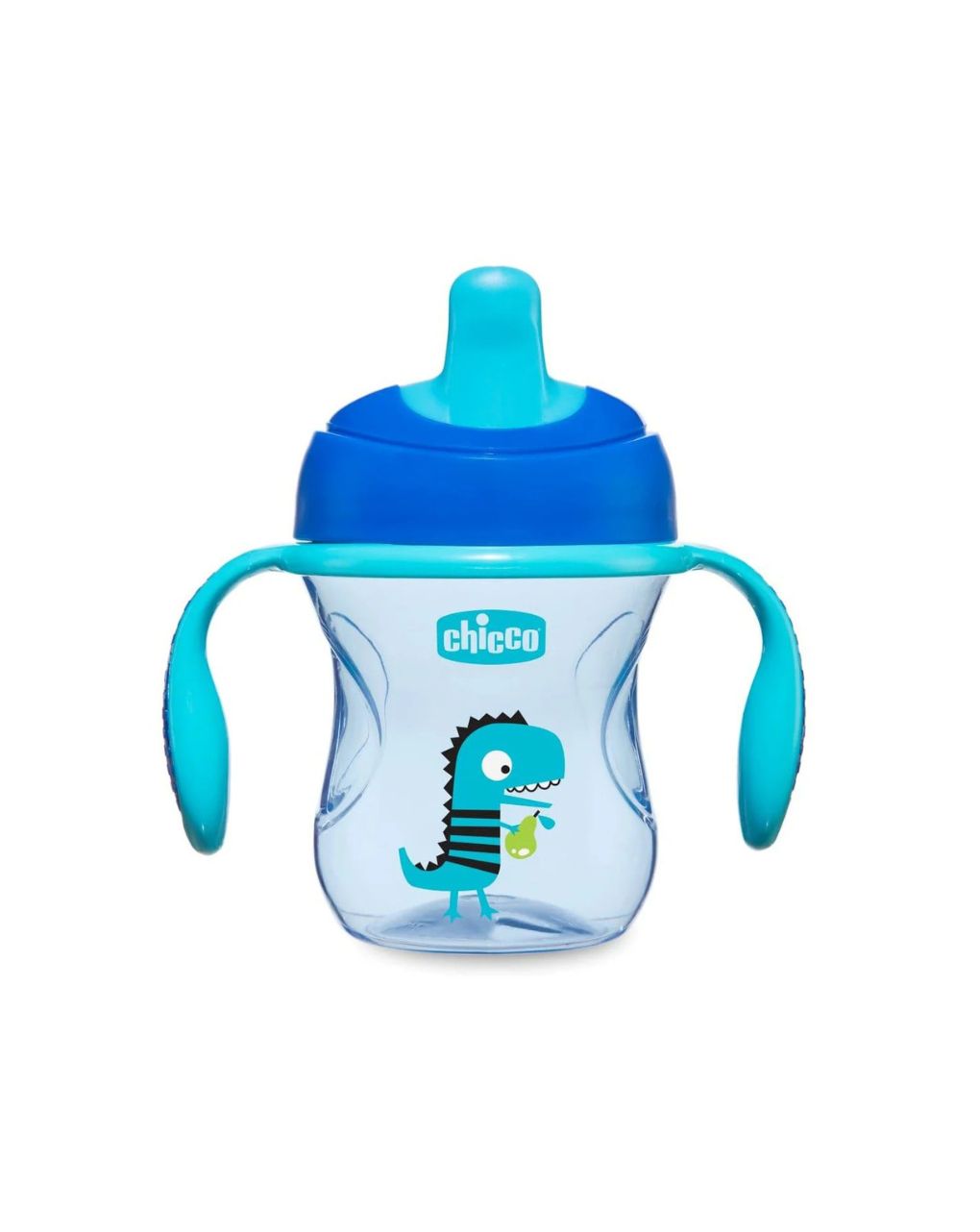 Chicco εκπαιδευτικό ποτηράκι 200ml 6m+ μπλε (2 σχέδια) f04-06921-20-01 - Chicco
