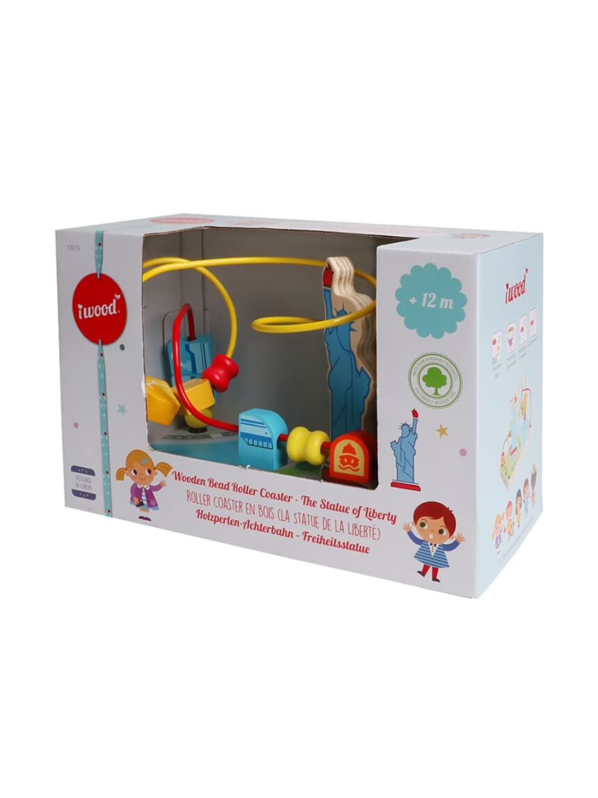 Iwood λαβύρινθος με χάντρες: το άγαλμα της ελευθερίας - iwood