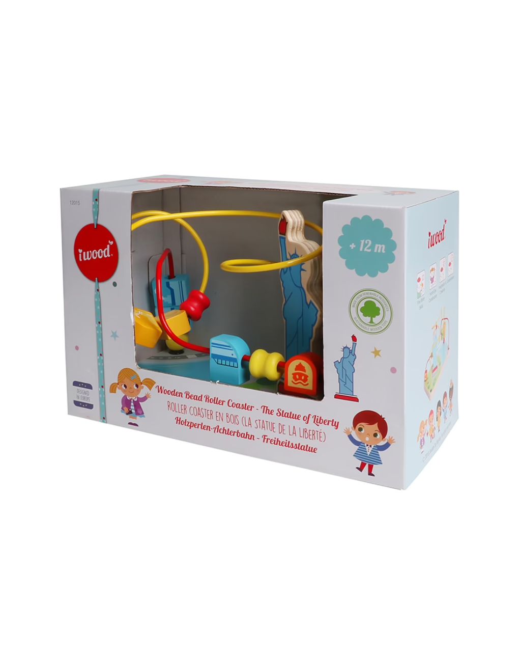 Iwood λαβύρινθος με χάντρες: το άγαλμα της ελευθερίας