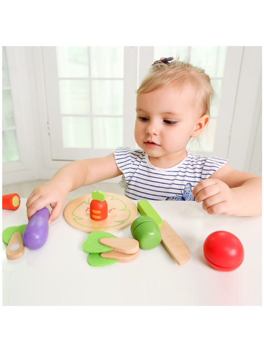 σετ με ξύλο κοπής: λαχανικά - iwood