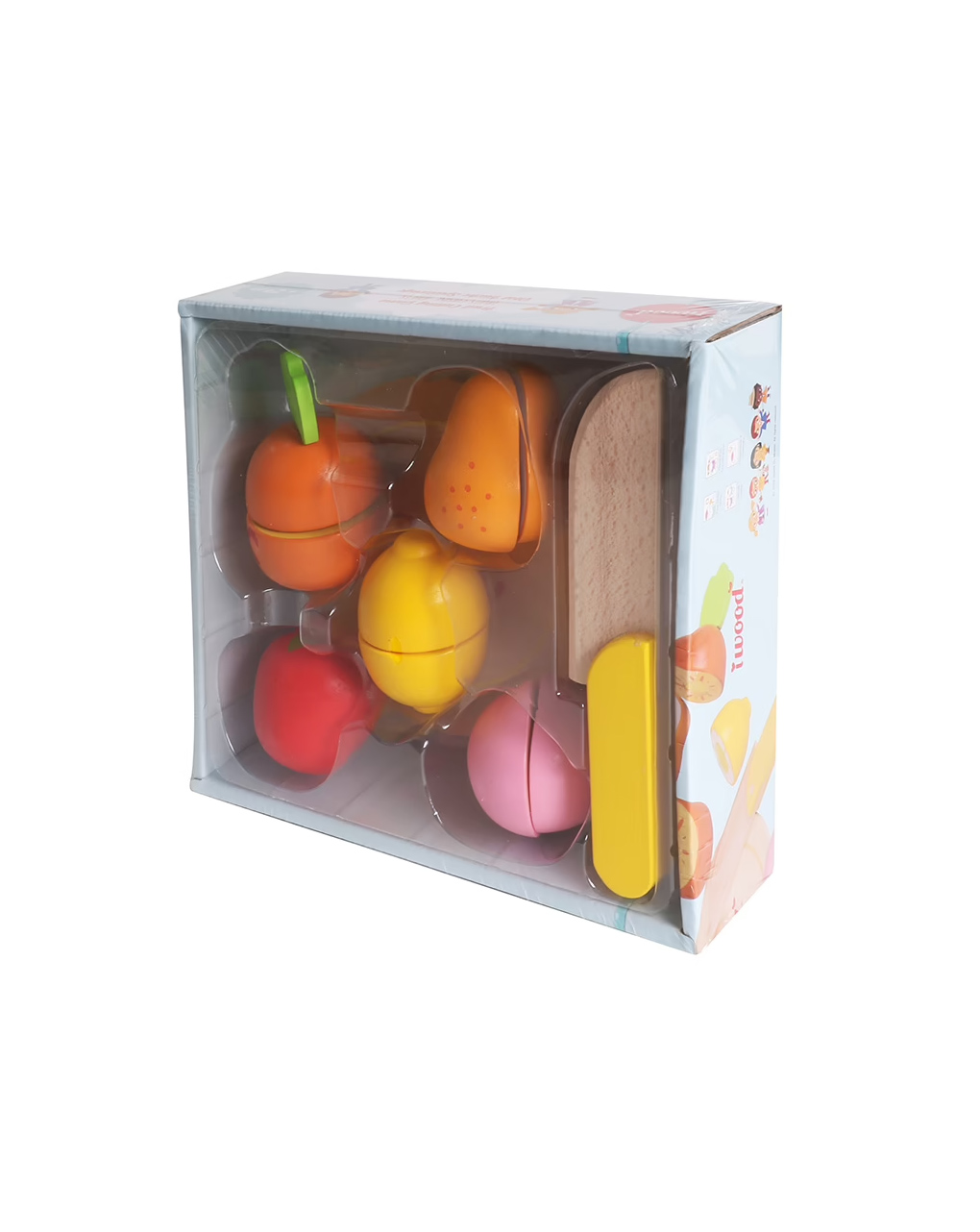 σετ με ξύλο κοπής: λαχανικά - iwood