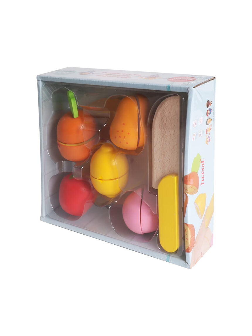 σετ με ξύλο κοπής: φρούτα - iwood