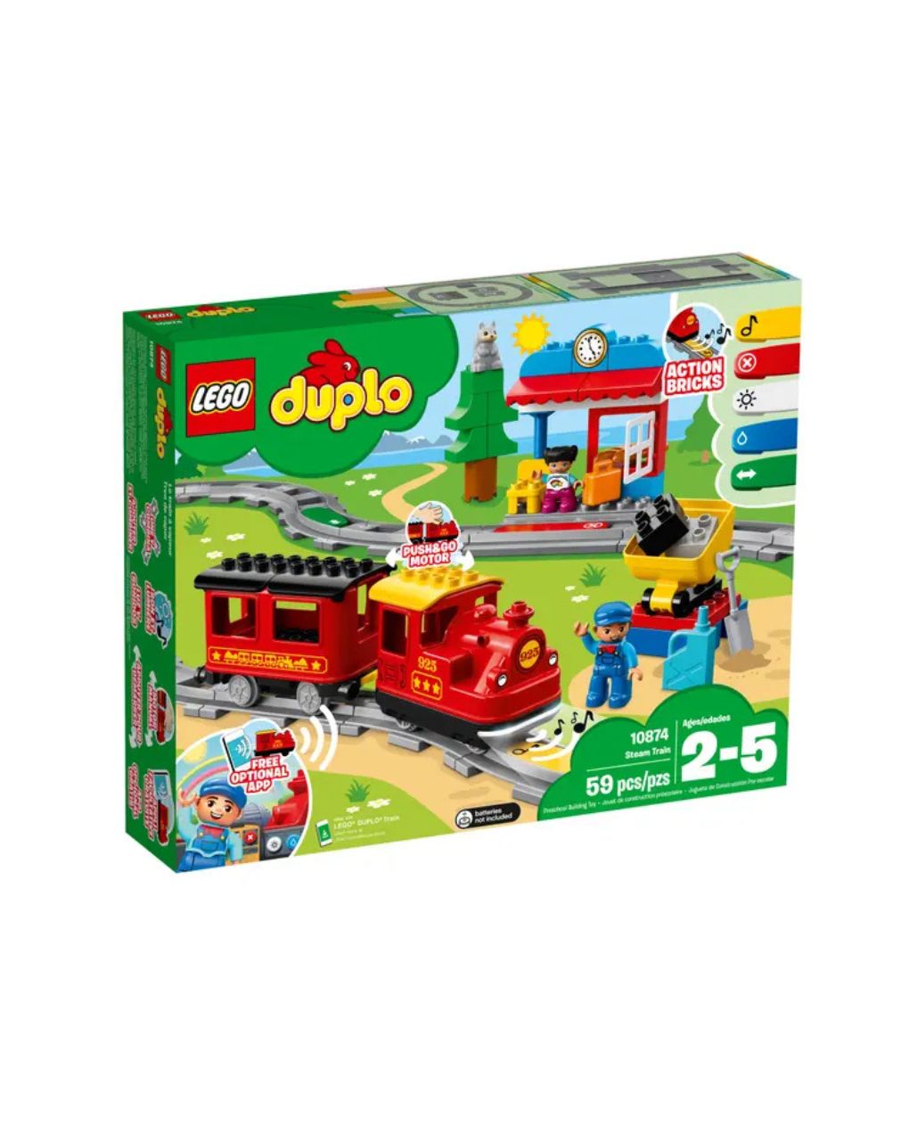 Lego duplo town ατμοκίνητο τρένo 10874