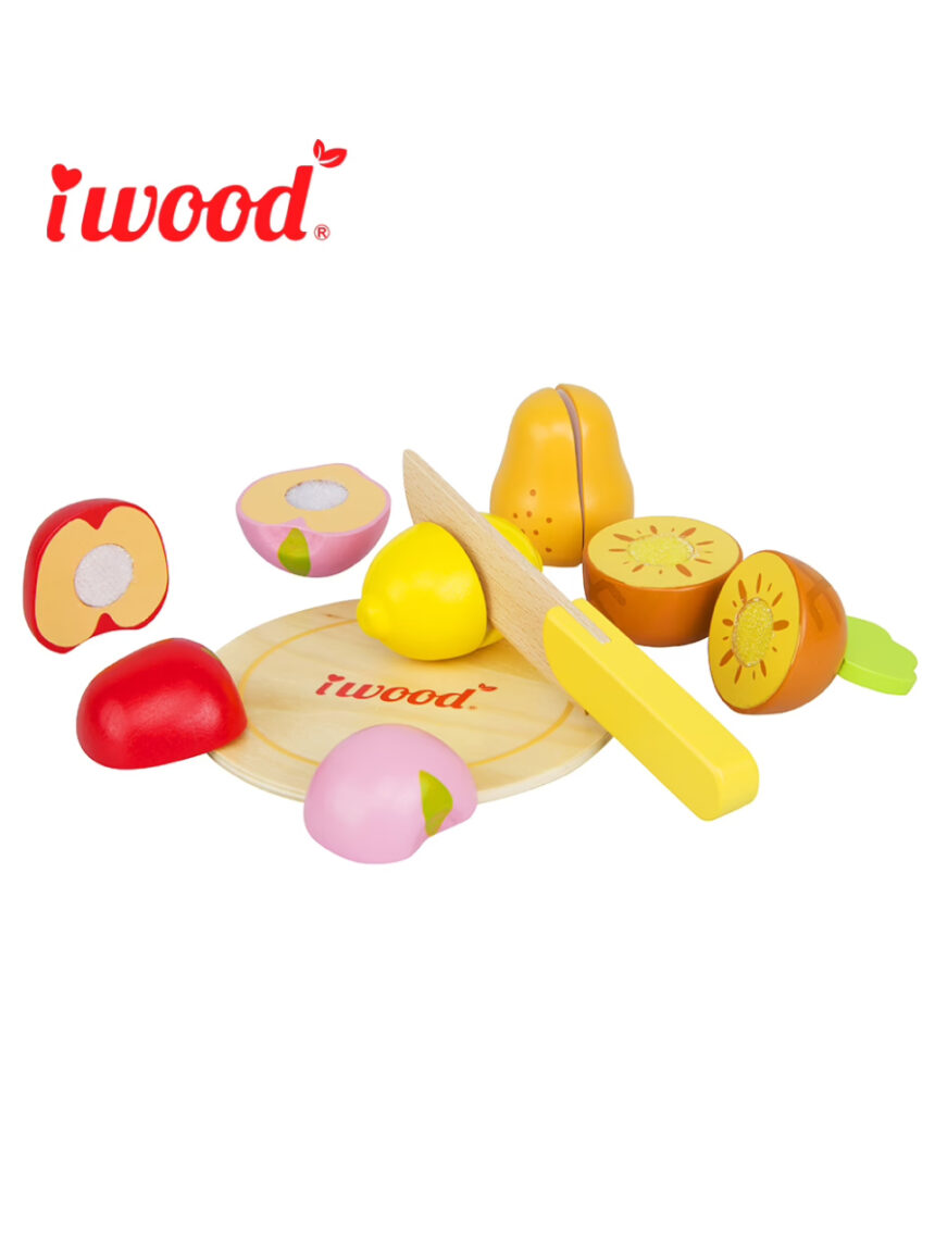 σετ με ξύλο κοπής: φρούτα - iwood