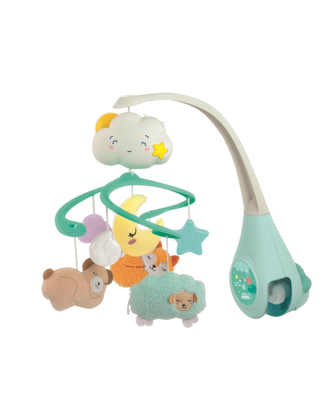 Baby clementoni βρεφικό περιστρεφόμενο skydreams - sweet cloud cot mobile 1000-17279