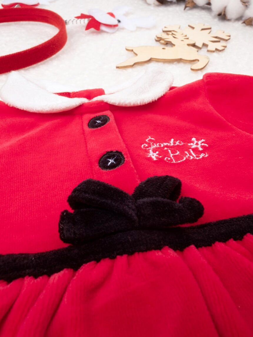 βρεφικό χριστουγεννιάτικο φορμάκι αγιοβασιλίτσα για κορίτσι - Prénatal