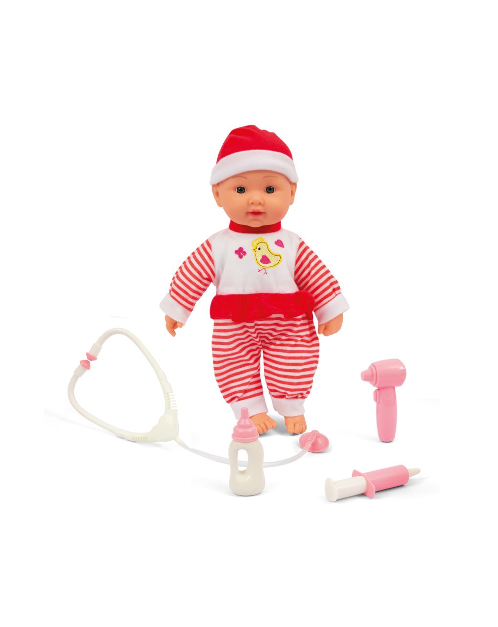 Love bebè κούκλα μωρό σετ γιατρού με ήχους και αξεσουάρ (2 σχέδια) - LOVE BEBÉ