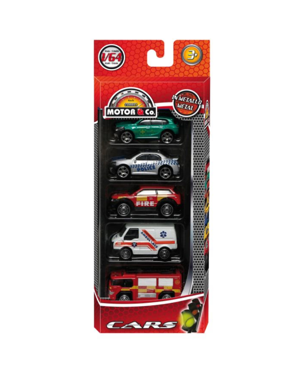 Motor & co - 5 αυτοκίνητα die cast