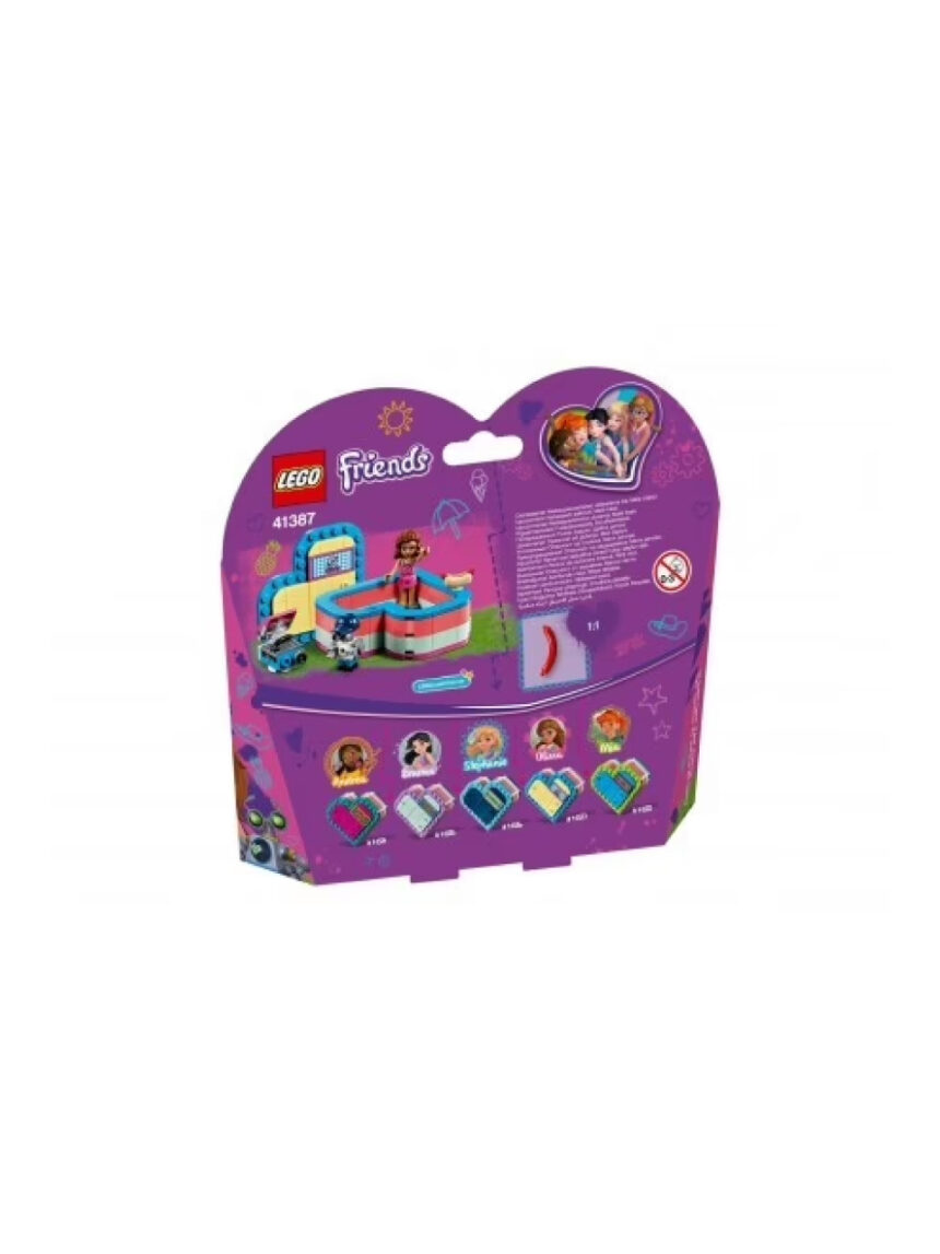 Lego friends καλοκαιρινό κουτί-καρδιά της ολίβια 41387 - Lego, Lego Friends