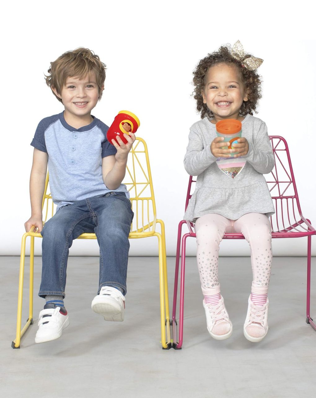 Skip hop zoo ποτηράκια με καπάκι 2σε1 207ml monkey/dog 29-2903023-03 - SKIP HOP