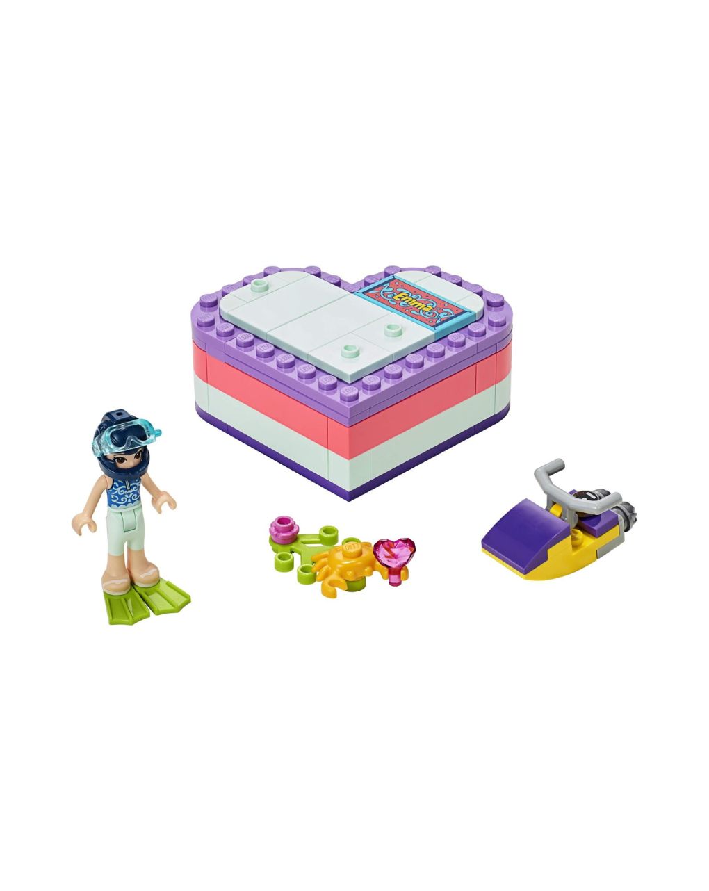 Lego friends καλοκαιρινό κουτί-καρδιά της έμμα 41385 - Lego, Lego Friends