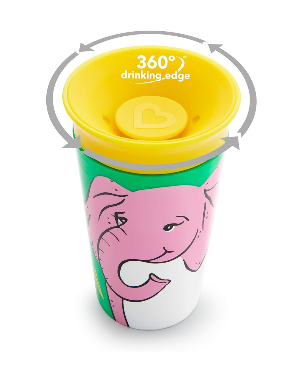 Munchkin ποτηράκι miracle 360˚ sippy 266ml ελέφαντας - Munchkin