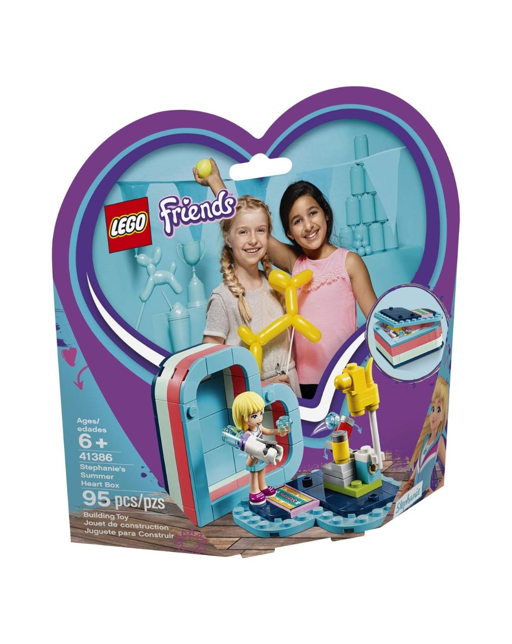 Lego friends καλοκαιρινό κουτί-καρδιά της στέφανι 41386 - Lego, Lego Friends