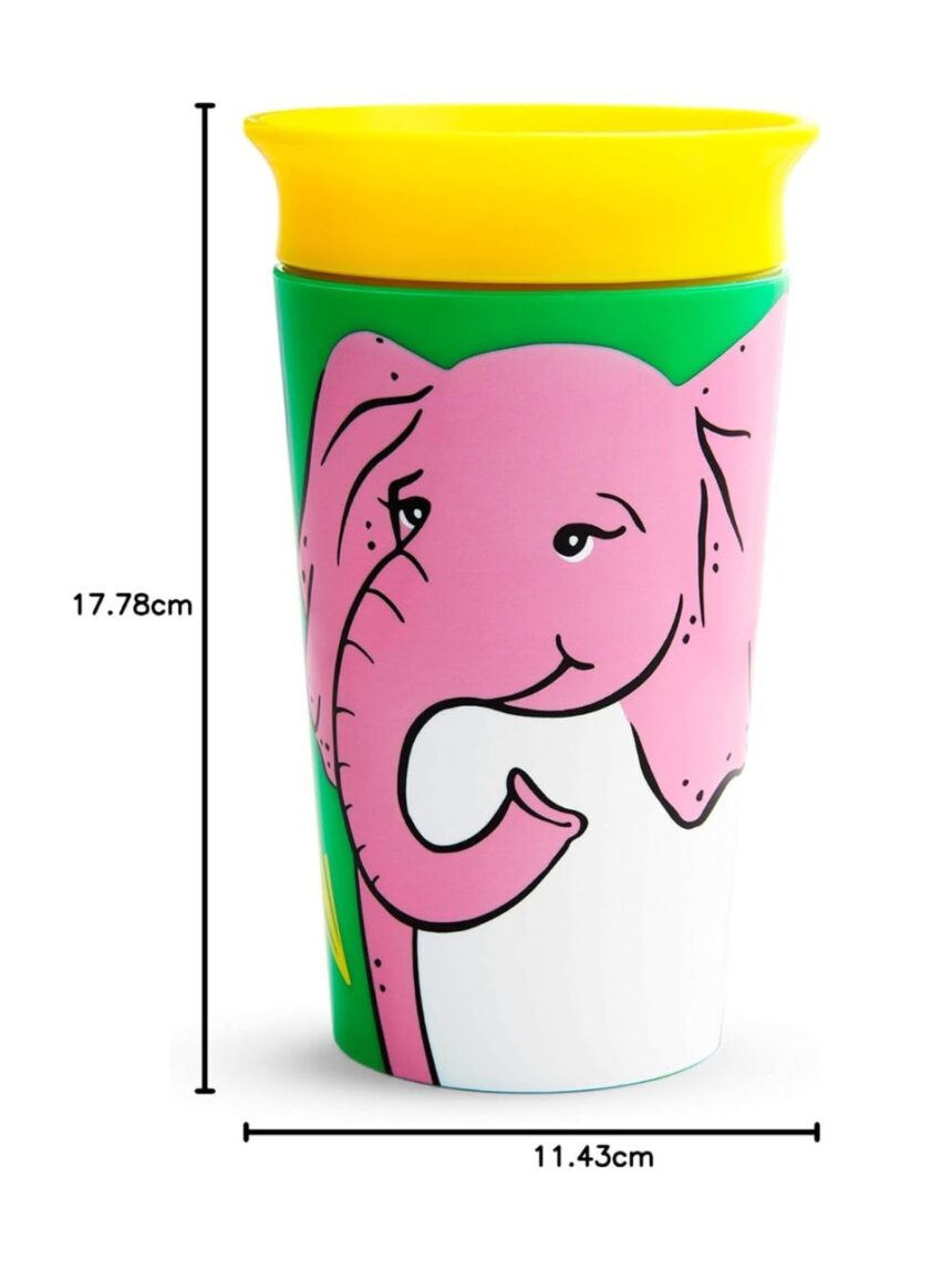 Munchkin ποτηράκι miracle 360˚ sippy 266ml ελέφαντας - Munchkin