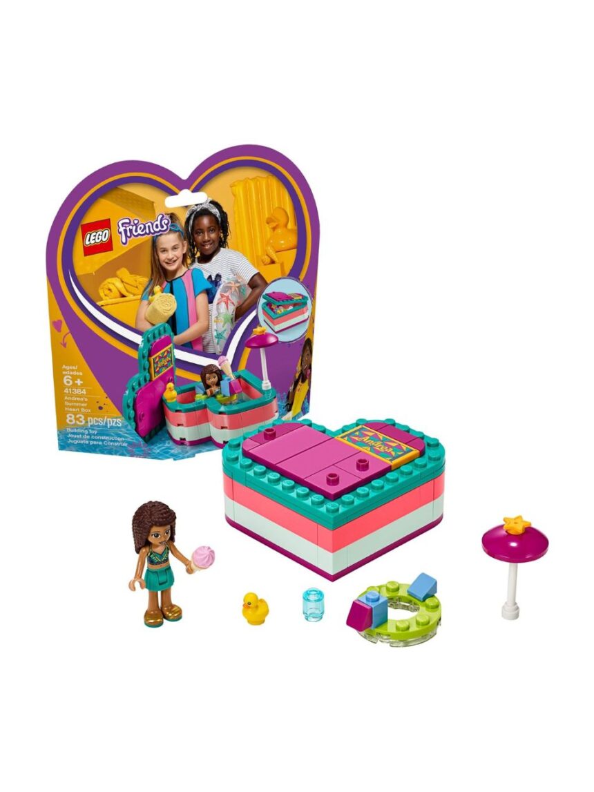 Lego friends καλοκαιρινό κουτί-καρδιά της άντρεα 41384 - Lego, Lego Friends