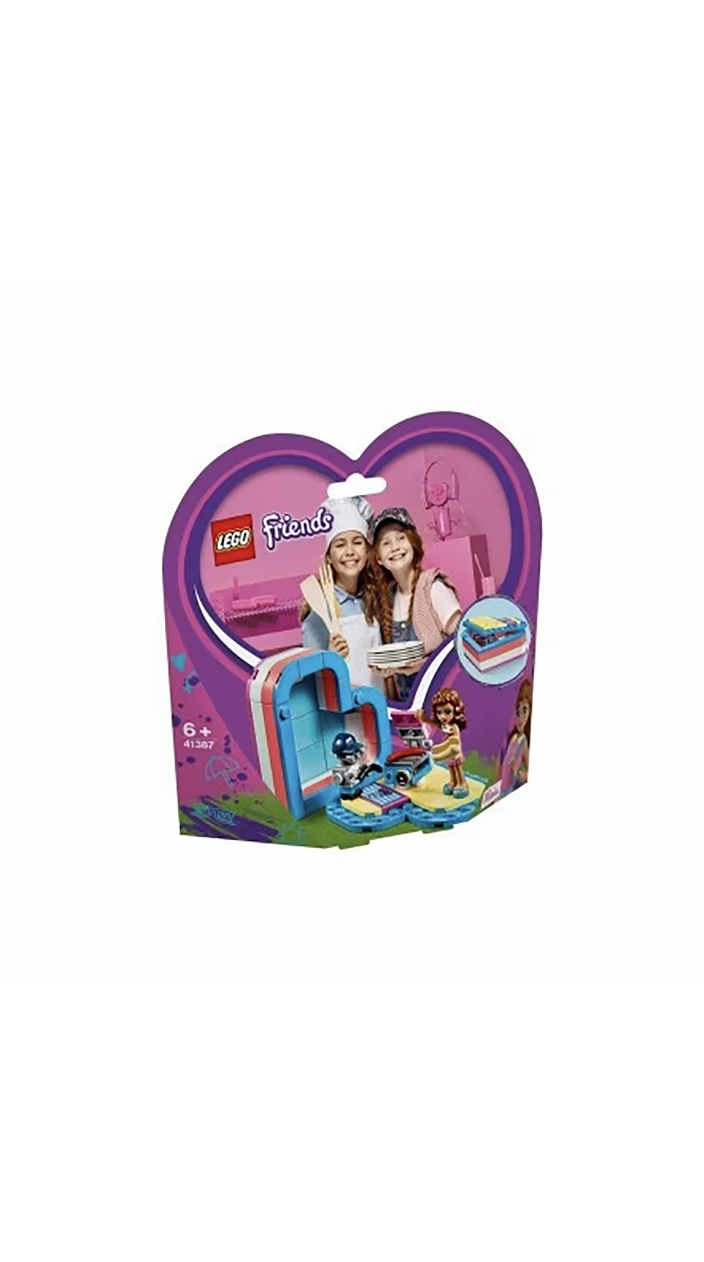 Lego friends καλοκαιρινό κουτί-καρδιά της ολίβια 41387