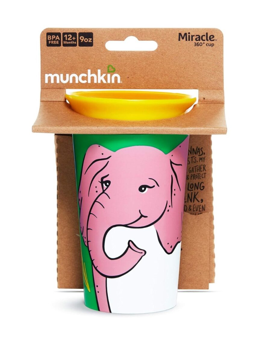Munchkin ποτηράκι miracle 360˚ sippy 266ml ελέφαντας - Munchkin
