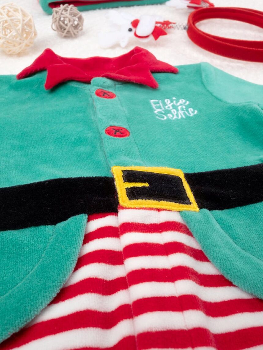 βρεφικό χριστουγεννιάτικο φορμάκι ξωτικό unisex - Prénatal