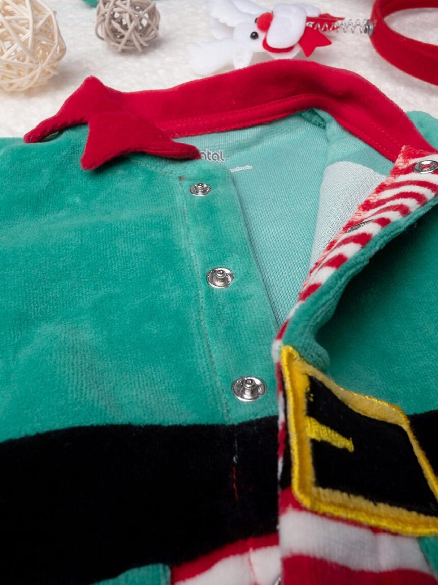 βρεφικό χριστουγεννιάτικο φορμάκι ξωτικό unisex - Prénatal