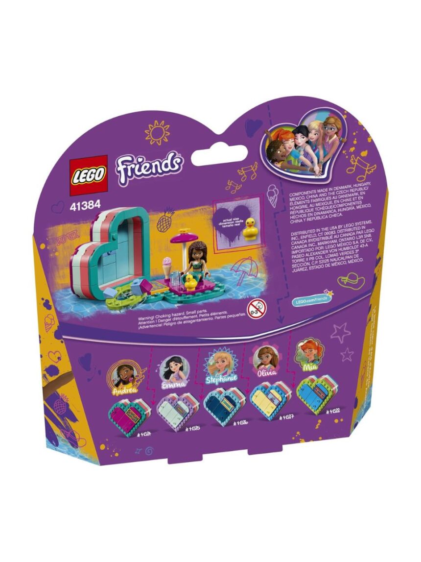 Lego friends καλοκαιρινό κουτί-καρδιά της άντρεα 41384 - Lego, Lego Friends