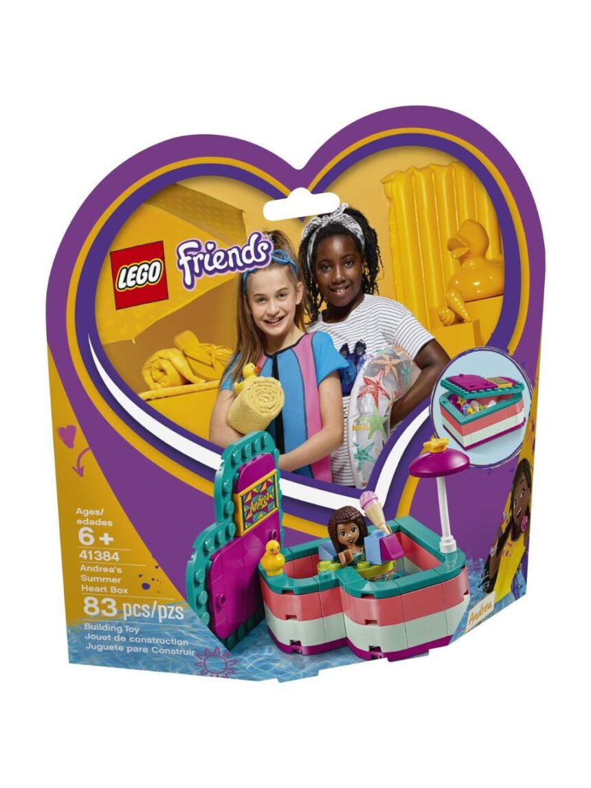 Lego friends καλοκαιρινό κουτί-καρδιά της άντρεα 41384 - Lego, Lego Friends