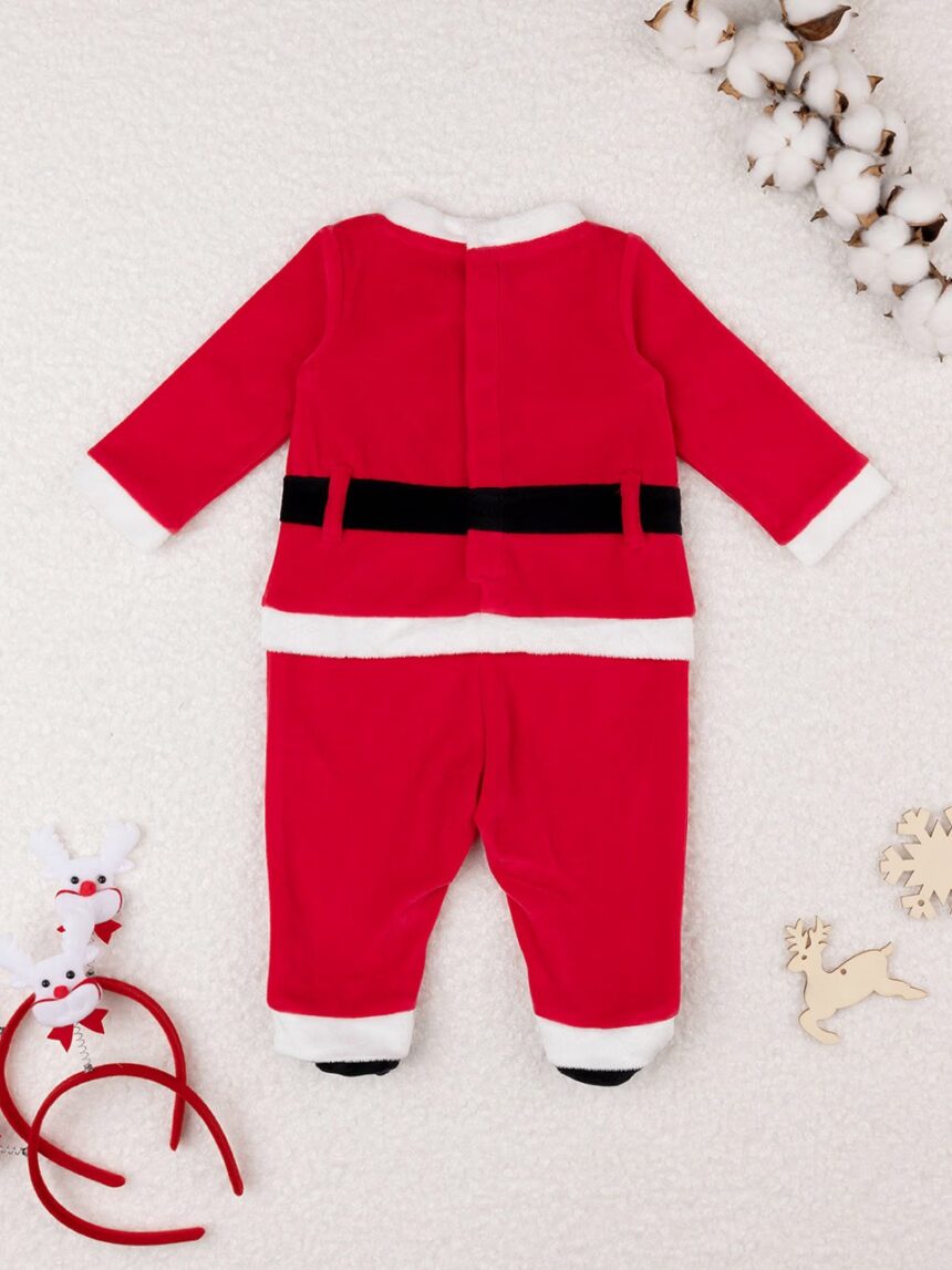 βρεφικό χριστουγεννιάτικο φορμάκι άγιος βασίλης για αγόρι - Prénatal