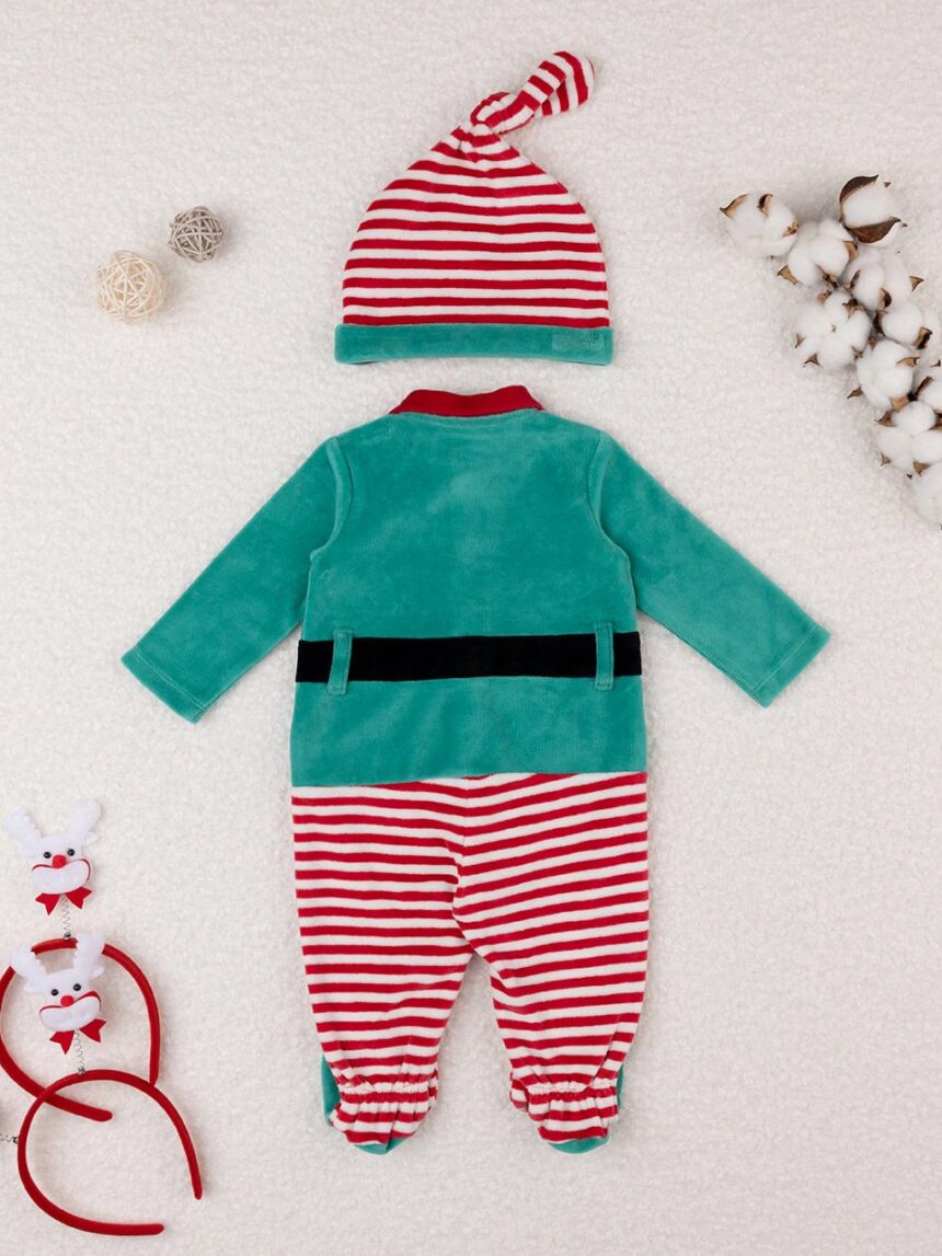 βρεφικό χριστουγεννιάτικο φορμάκι ξωτικό unisex - Prénatal