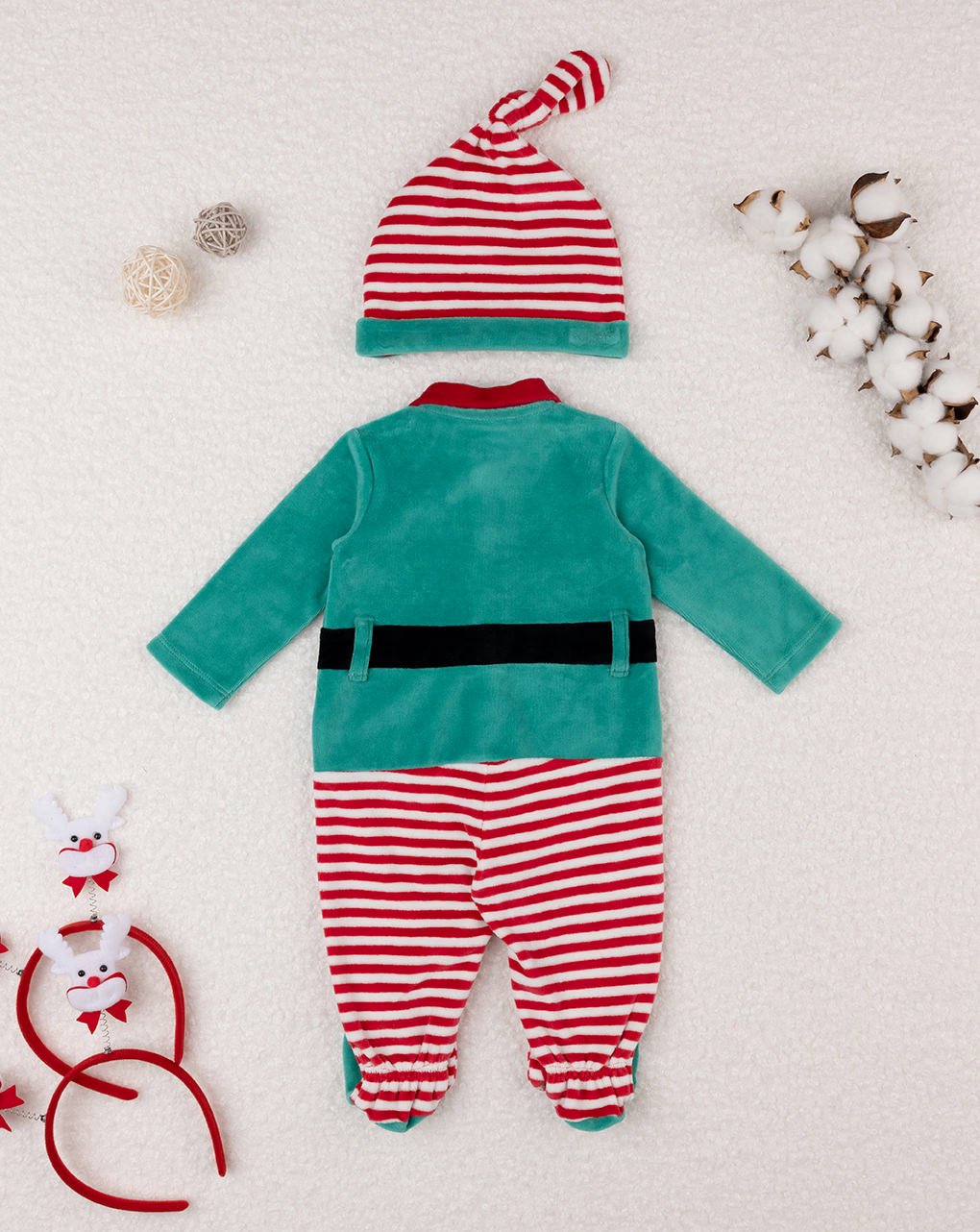 βρεφικό χριστουγεννιάτικο φορμάκι ξωτικό unisex - Prénatal