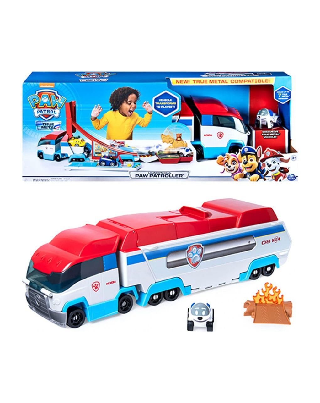 Paw patrol όχημα πίστα 2 σε 1 paw patroller - Spin Master