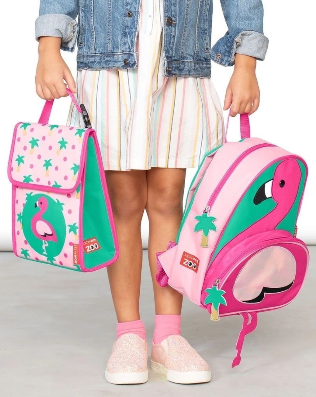 Skip hop zoo παιδική ισοθερμική τσάντα flamingo 29-2902005-36 - SKIP HOP