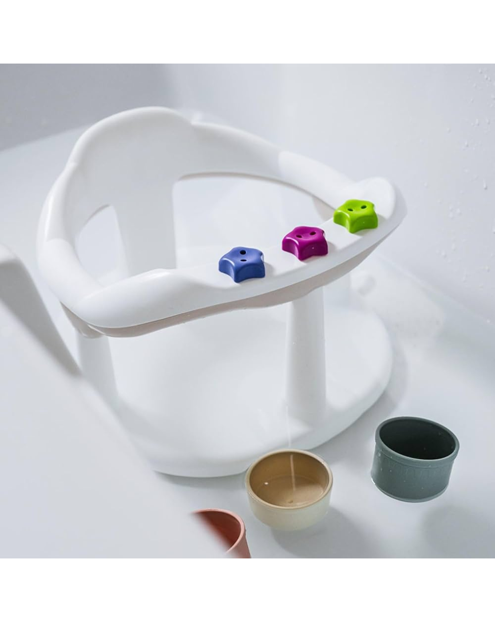 Thermobaby δαχτυλίδι μπάνιου aquababy white - THERMOBABY