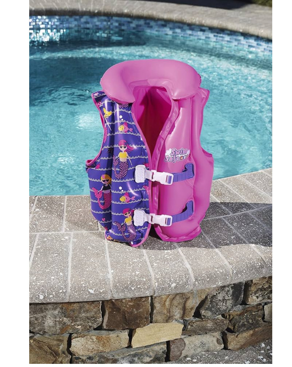 Bestway φουσκωτό γιλέκο swim safe deluxe 3-6 ετών (2 χρώματα) - Bestway