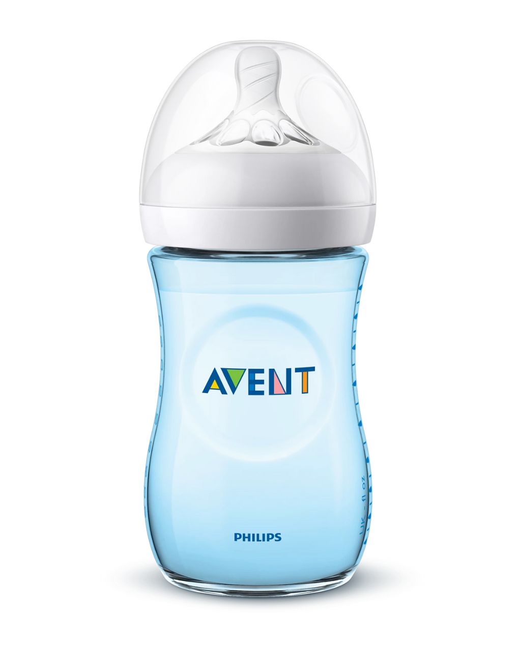 Philips avent πλαστικό μπιμπερό natural 260ml 1m+ μπλε, scf035/17 - Philips Avent