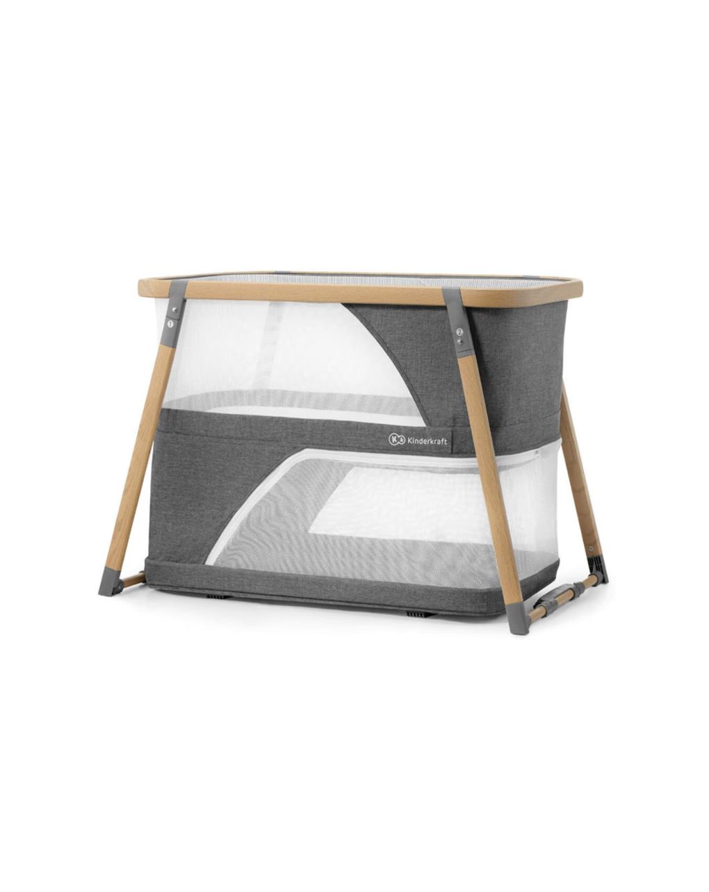 Kinderkraft παρκοκρέβατο 4 σε 1 sofi gray - Kinderkraft