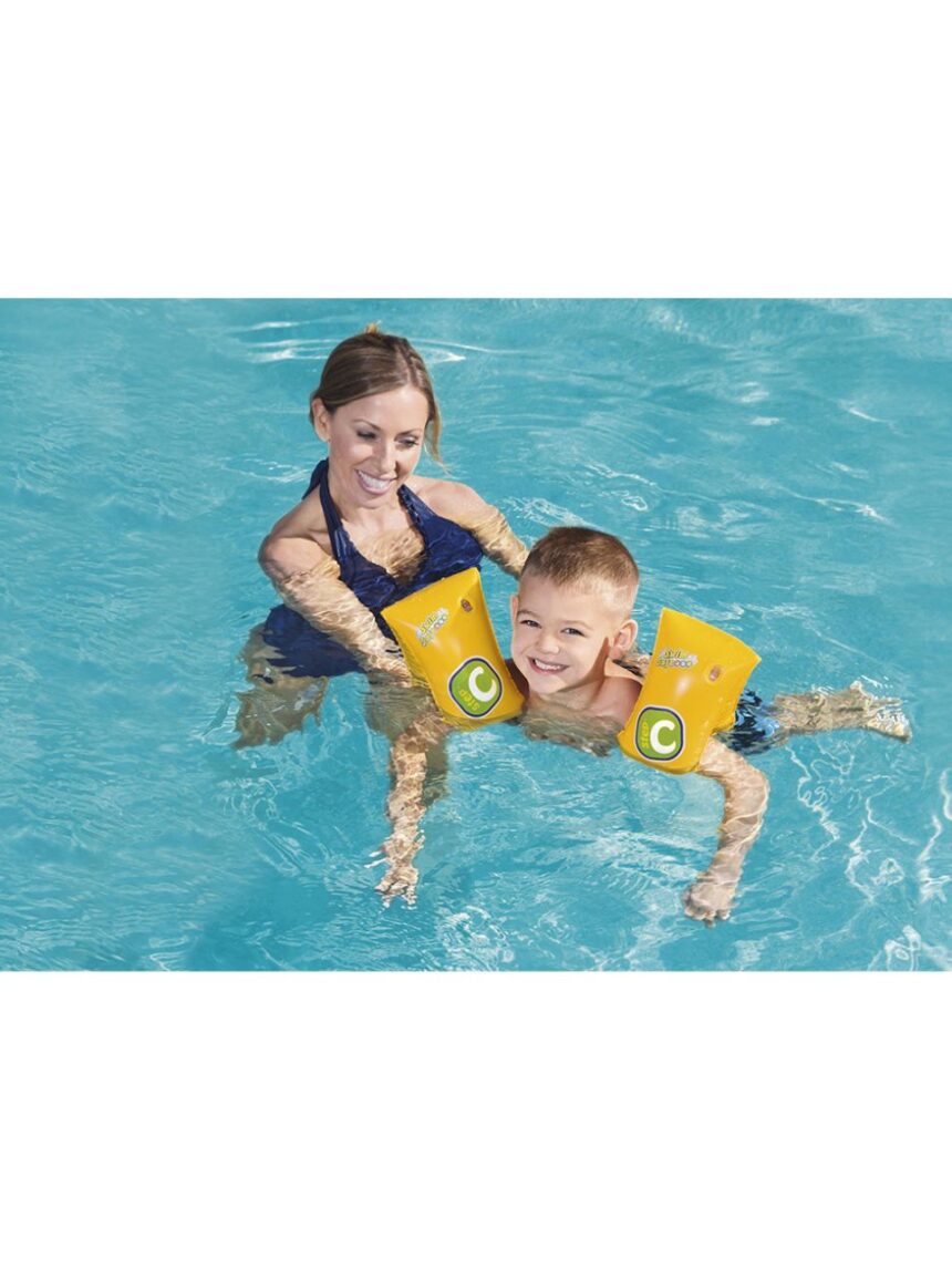 Bestway μπρατσάκια swim safe abc step c 30x15cm - Bestway