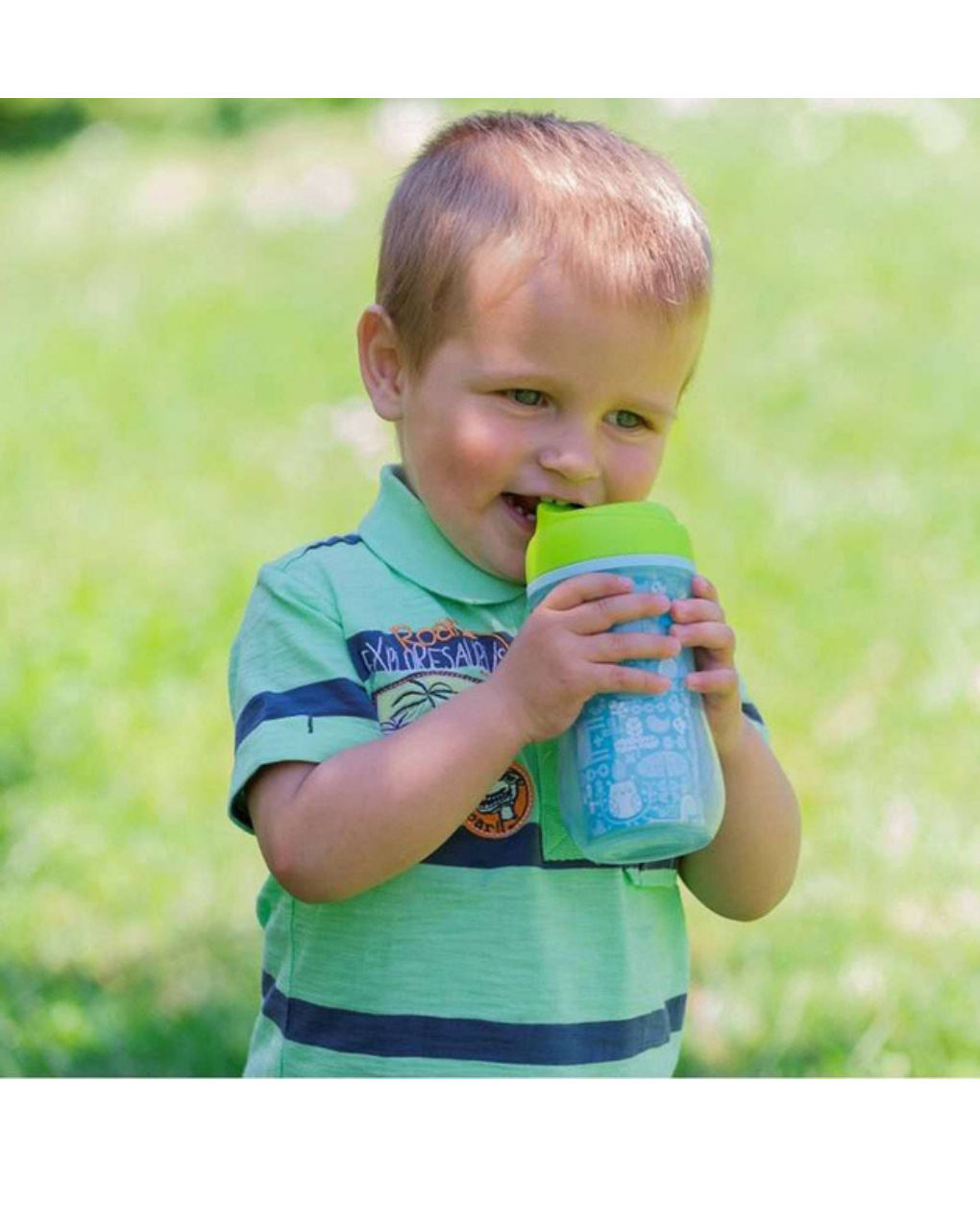 Chicco ποτήρι active 266ml 14m+ αγόρι (2 σχέδια) f04-06981-20 - Chicco