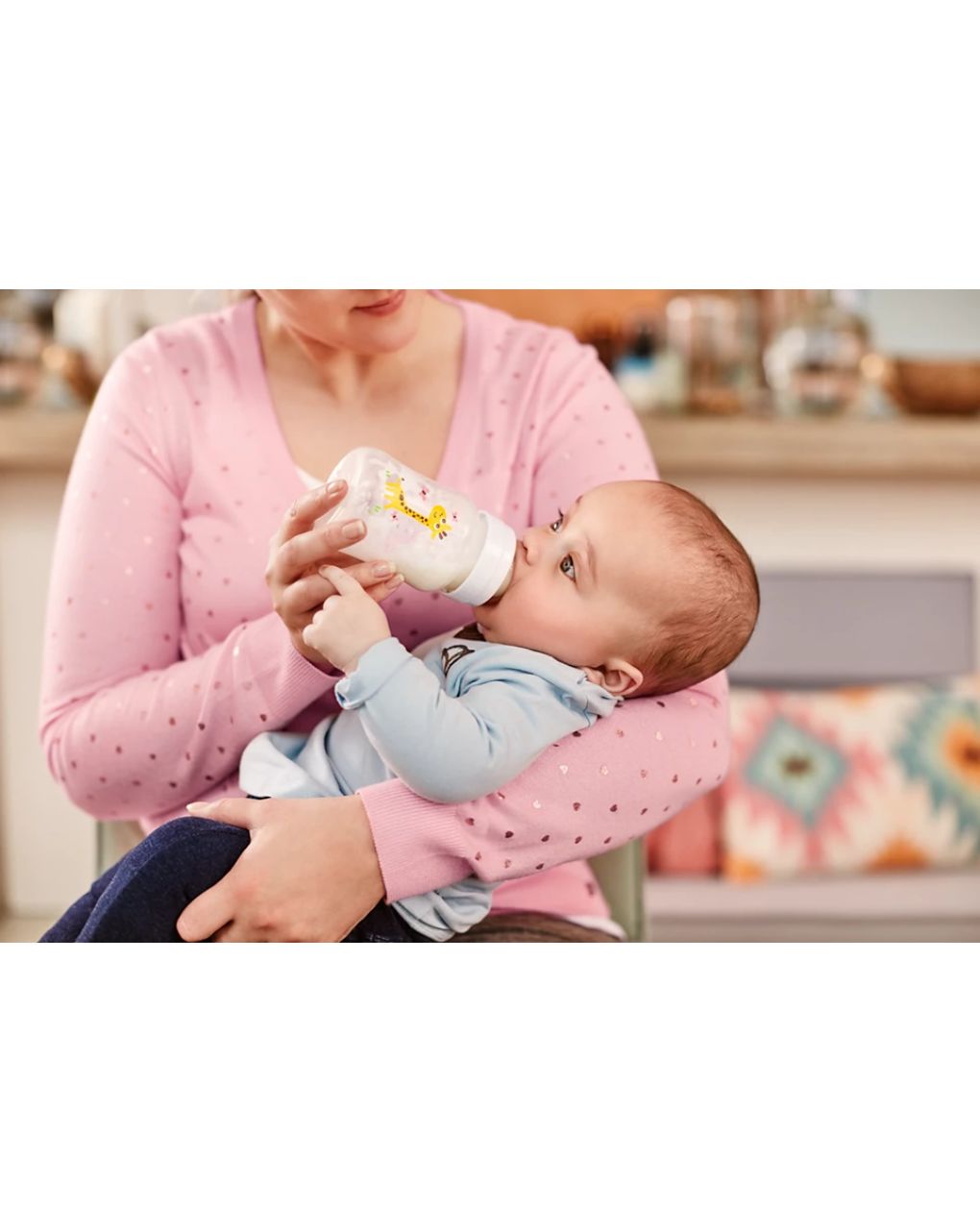 Philips avent πλαστικό μπιμπερό anti-colic 260ml 1m+ giraffe, scf821/12 - Philips Avent