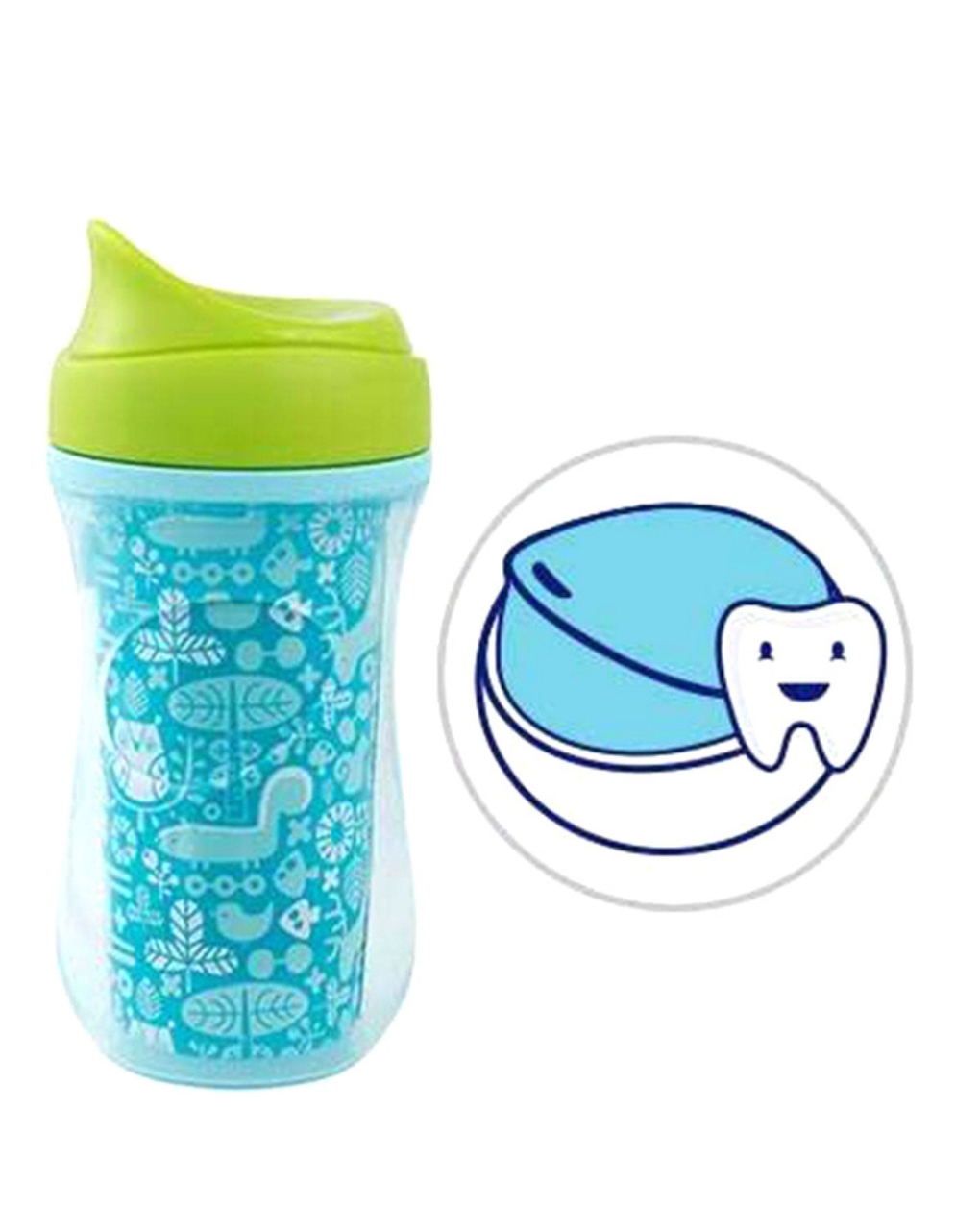 Chicco ποτήρι active 266ml 14m+ αγόρι (2 σχέδια) f04-06981-20 - Chicco