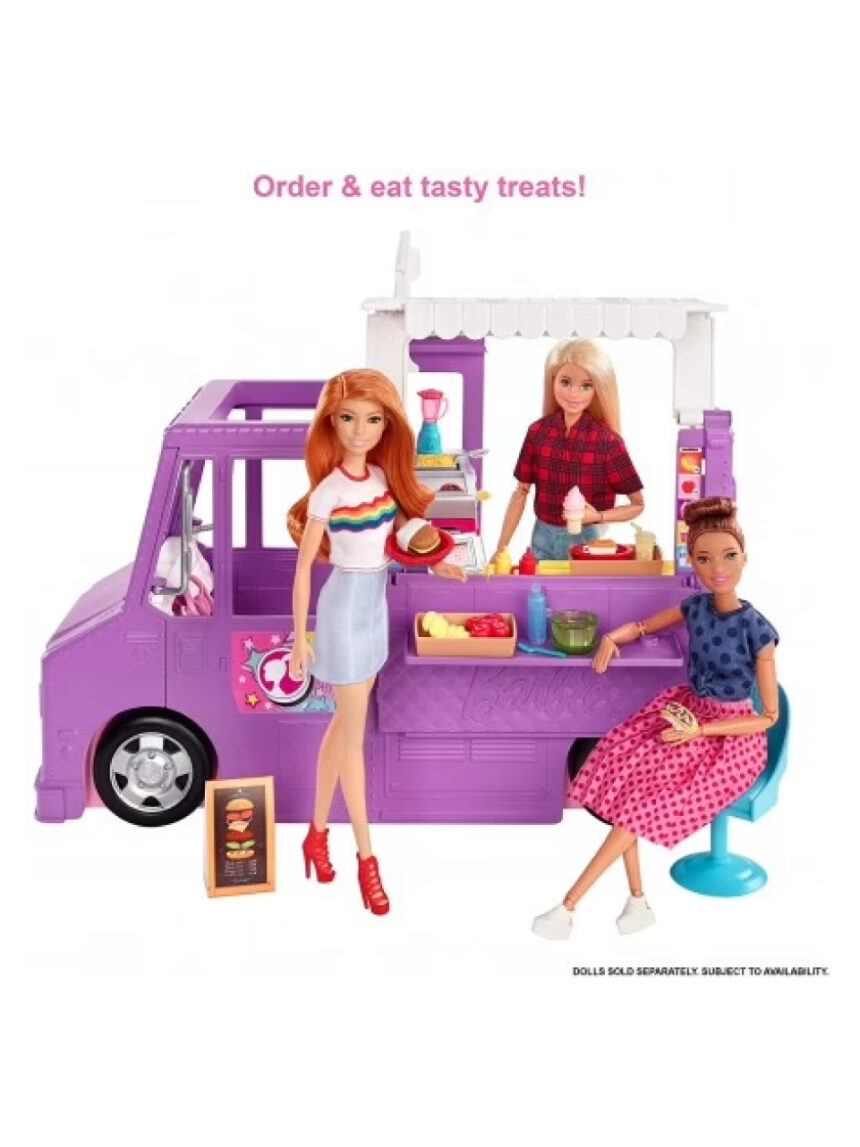Mattel barbie fresh n fun food truck καντίνα gmw07 - BARBIE