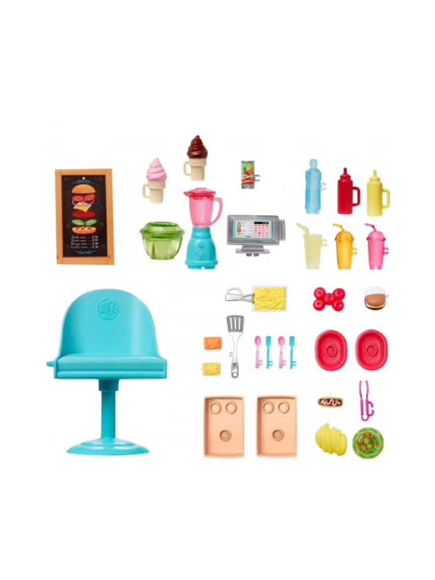 Mattel barbie fresh n fun food truck καντίνα gmw07 - BARBIE