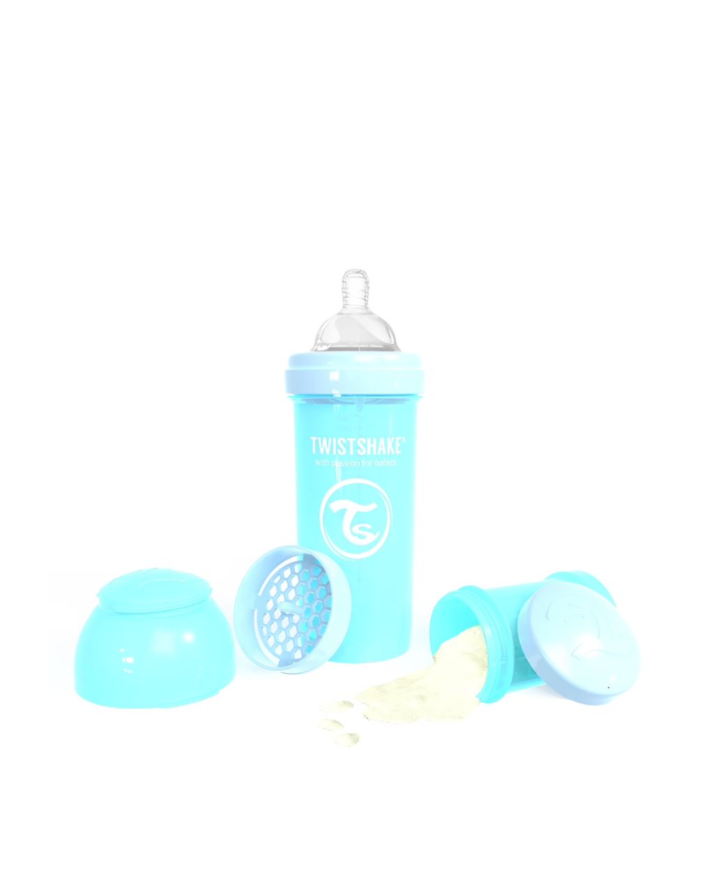 Twistshake μπιμπερό κατά των κολικών 260ml pastel blue - Twistshake