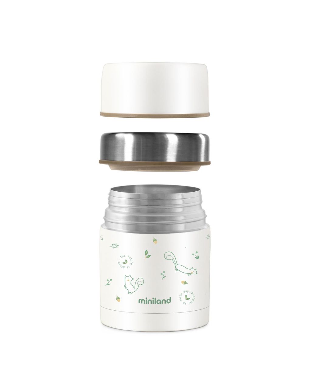 Miniland natur food thermos 600ml chip - Miniland